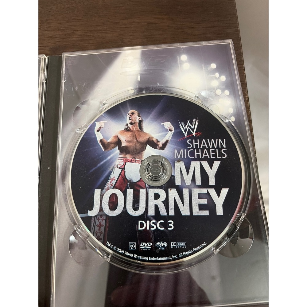 WWE Shawn Michaels My Journey 3 Disc DVD Set HBK Heartbreak Kid‎ 2009 PG - Picture 7 of 9